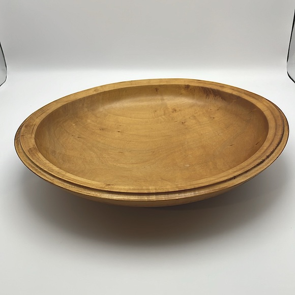 Handmade, beautiful Norway Maple bowl, nice detail, signed by artist Ron Brown - Picture 3 of 10